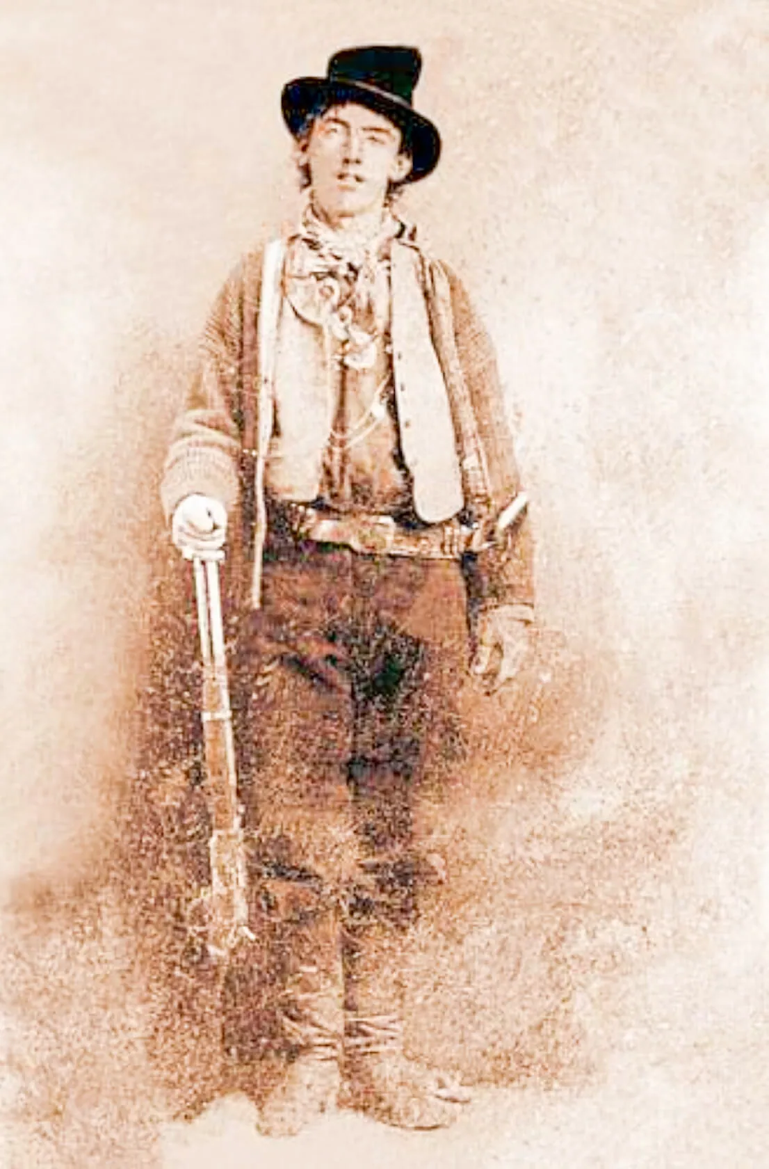 July 14 Billy the Kid. The original surviving photograph of Henry McCarty aka William H. Bonney aka Billy the Kid