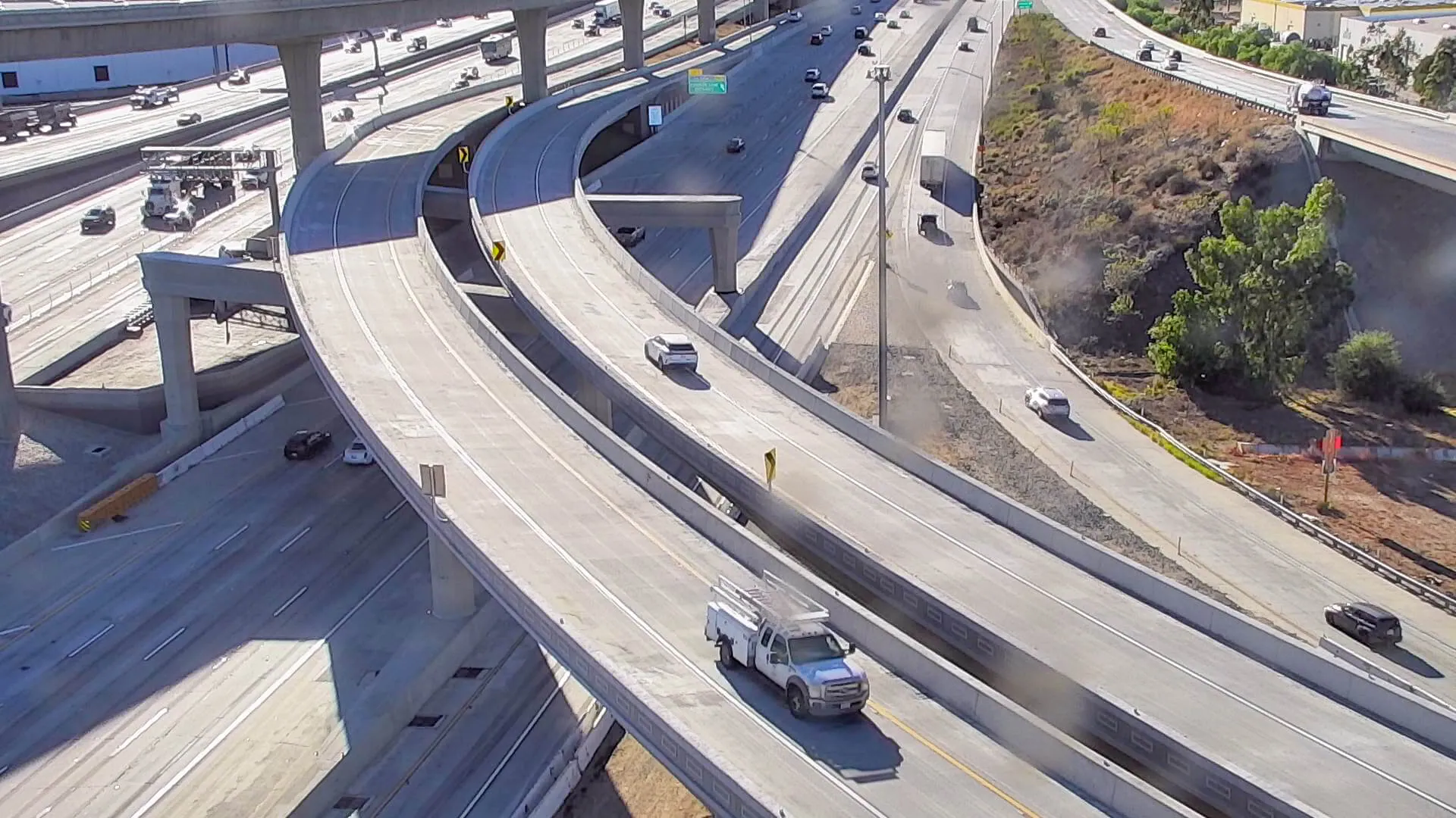 Express lane connectors on the I-15/91 Interchange are now open Credit: RCTC