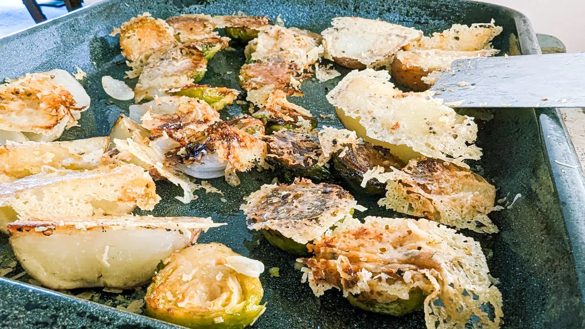 Parmesan Crisp Vegetables