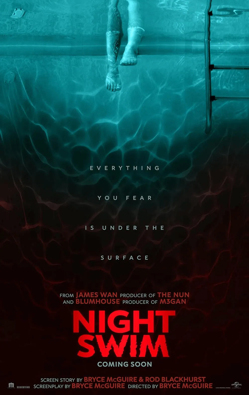 Night Swim. Movie Poster.