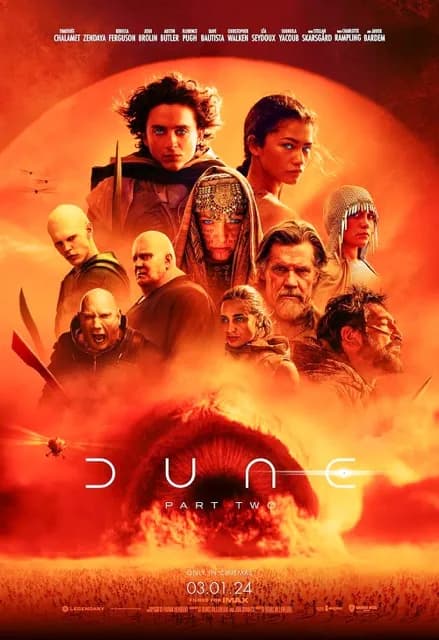 Dune: Part two. Box Office 3-3-24