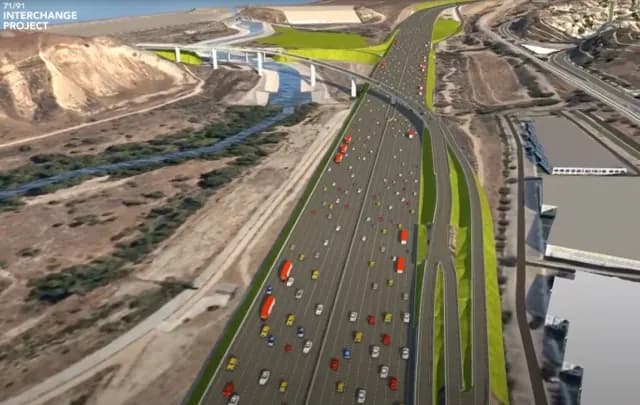 Corona Freeway Interchange. Corona Interchange