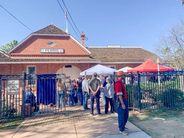 The community comes together to honor the Archibeck Family at the Perris Valley Historical Museum.