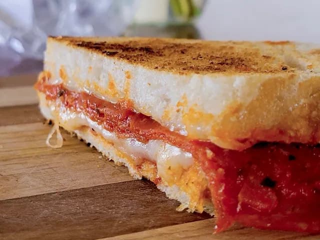 Pepperoni Pizza Grilled Cheese
