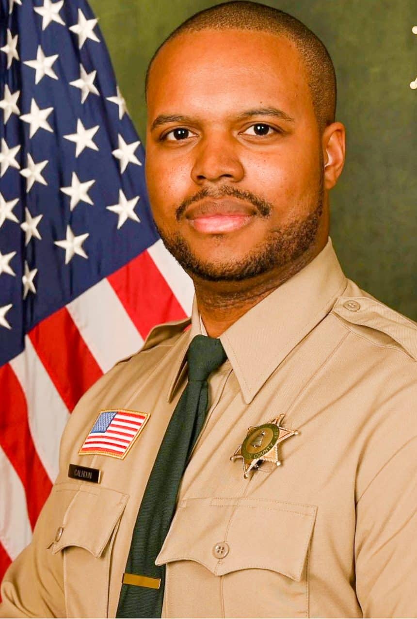 Riverside County Sheriff's Dept photo of Deputy Calhoun