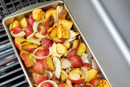 Grilled Potatoes and Onions