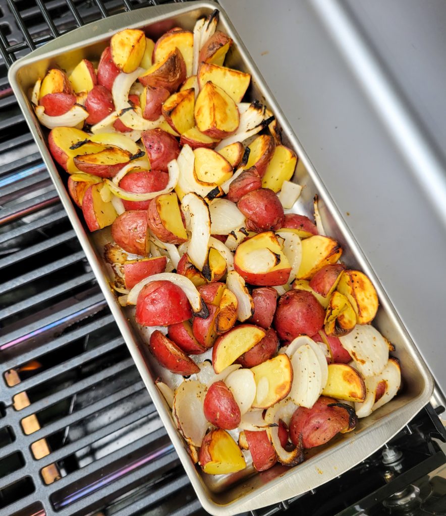 Grilled Potatoes and Onions