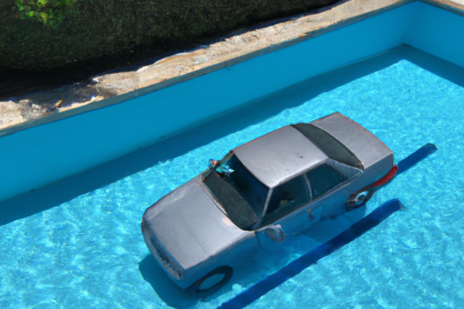 Motorist Drives Car into Pool at Corona Apartment Complex