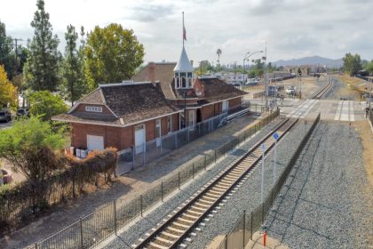 The proposed Destination Perris project would connect the 1.7-mile gap between the historic Perris Depot with the Southern California Railway Museum.