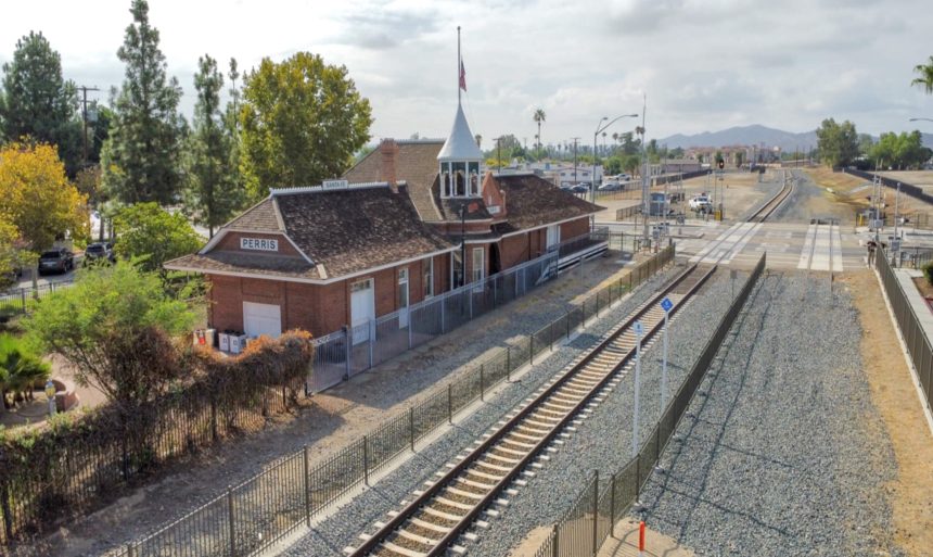 The proposed Destination Perris project would connect the 1.7-mile gap between the historic Perris Depot with the Southern California Railway Museum.