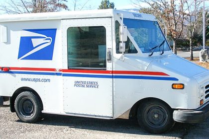 Robbing Postman in Menifee. USPS truck