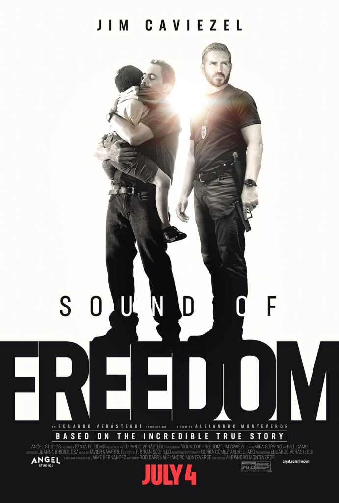 Tripe Feature. Sound of Freedom Movie Poster