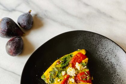 Spinach Frittata with Sun-dried tomatoes