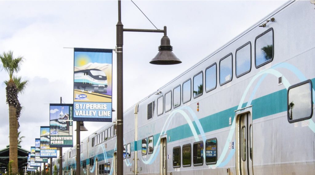 Train Service Metrolink Perris Valley Line. Perris Valley Line.
