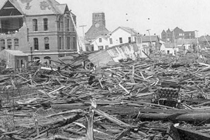 September 8. Estimates state that between 6,000 to 12,000 died in the Galveston Hurricane, while most “official” estimates are 8,000 fatalities. Credit: U.S. Census Bureau