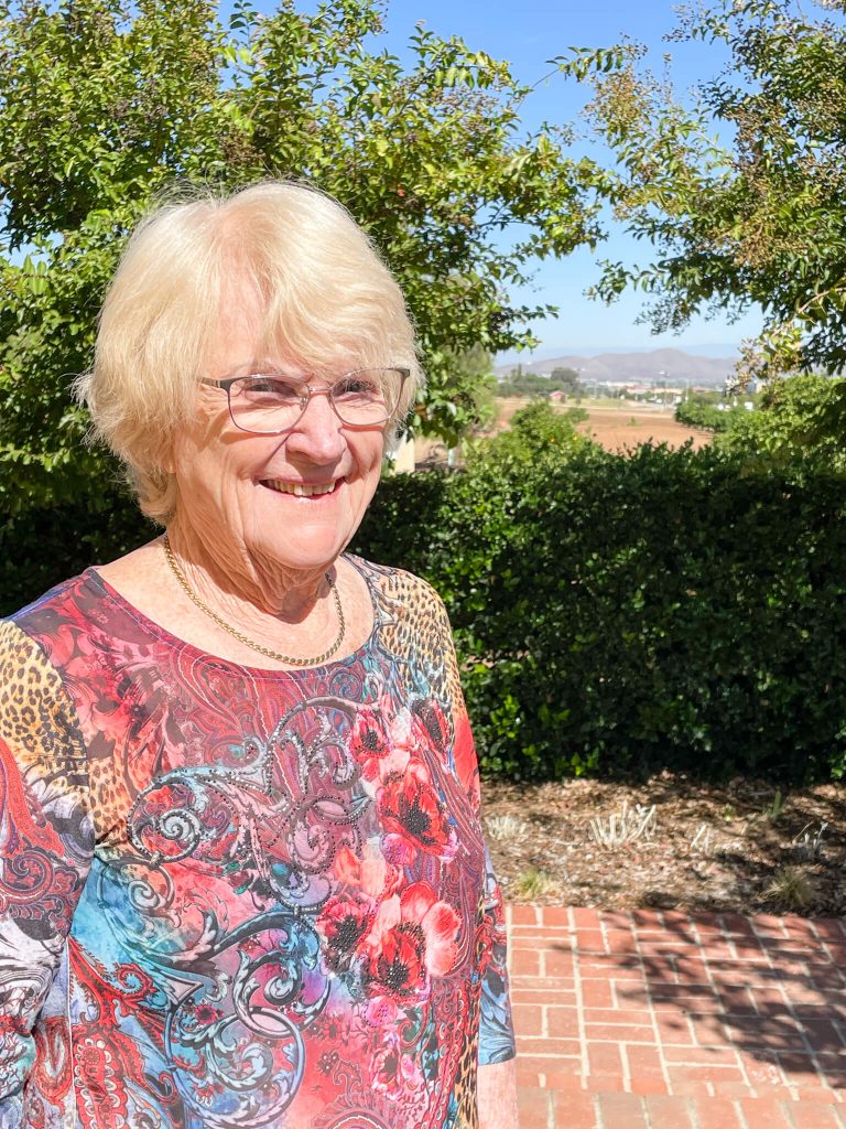 Betty Bouris has lived on the family ranch for more than 70 years. It was once surrounded by their wheat fields. 
Credit: Photo by Don Ray
