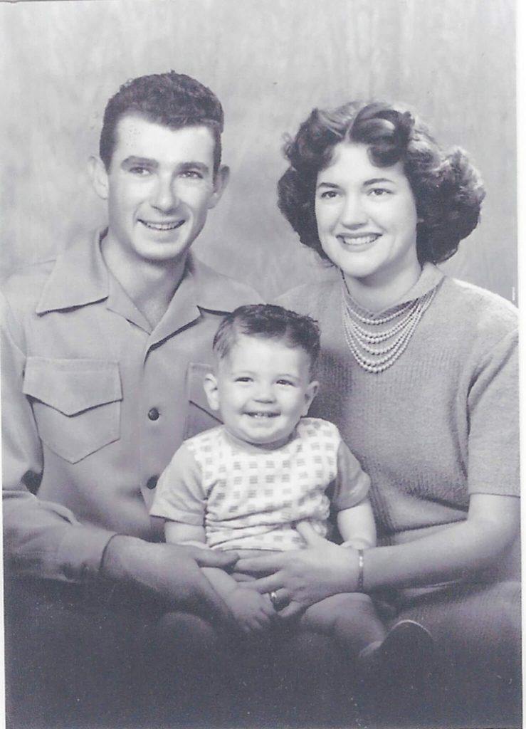 Birth of a City. Hercules and Betty Bouris with their son, Mike, in 1952. Credit: Courtesy Betty Bouris