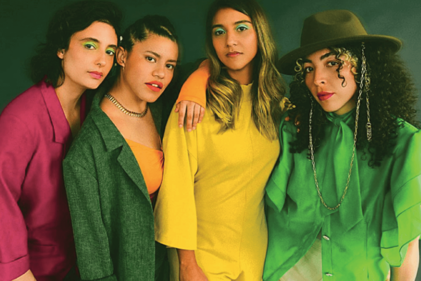 “Ladama” performs in Spanish, Portuguese and English, combining traditional roots music and pop sounds from their home countries, Venezuela, Brazil, Colombia and the U.S. They perform Sunday at 2:30 pm. Credit: Joshua Tree Music Festival