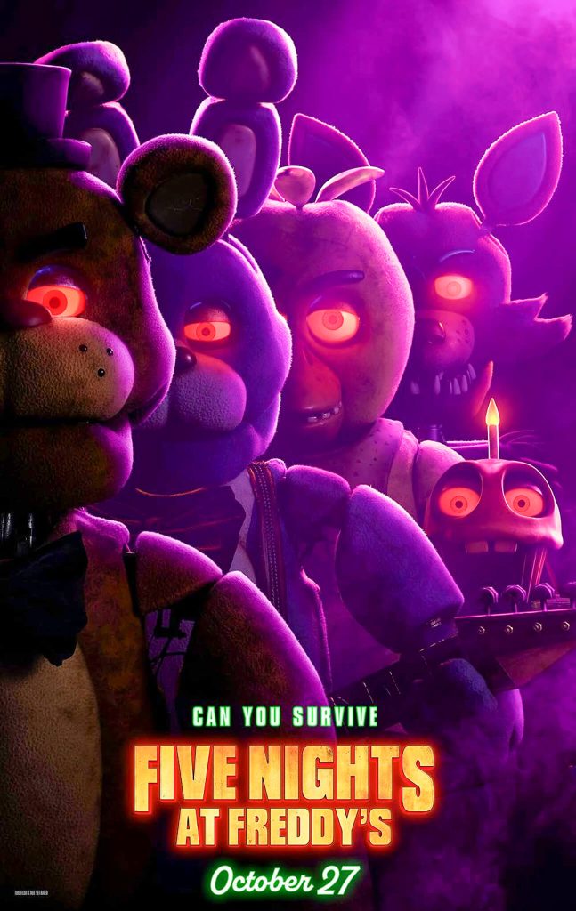 Five Nights at Freddy's. Weekend Box Office 11/5. Movie Poster