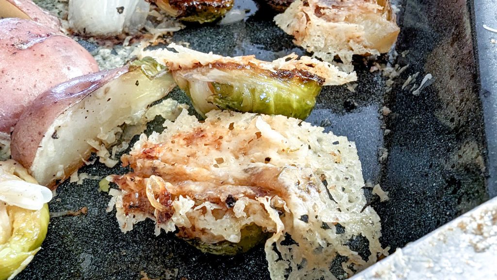 Parmesan Crisp Vegetables