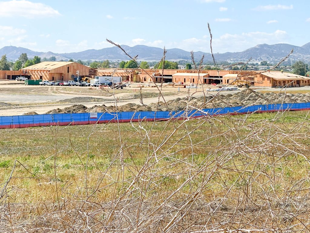Menifee Elementary School #15 is slated to open at the in the Fall of 2024 in the southeast corner of the city.  Credit: Photo by Don Ray