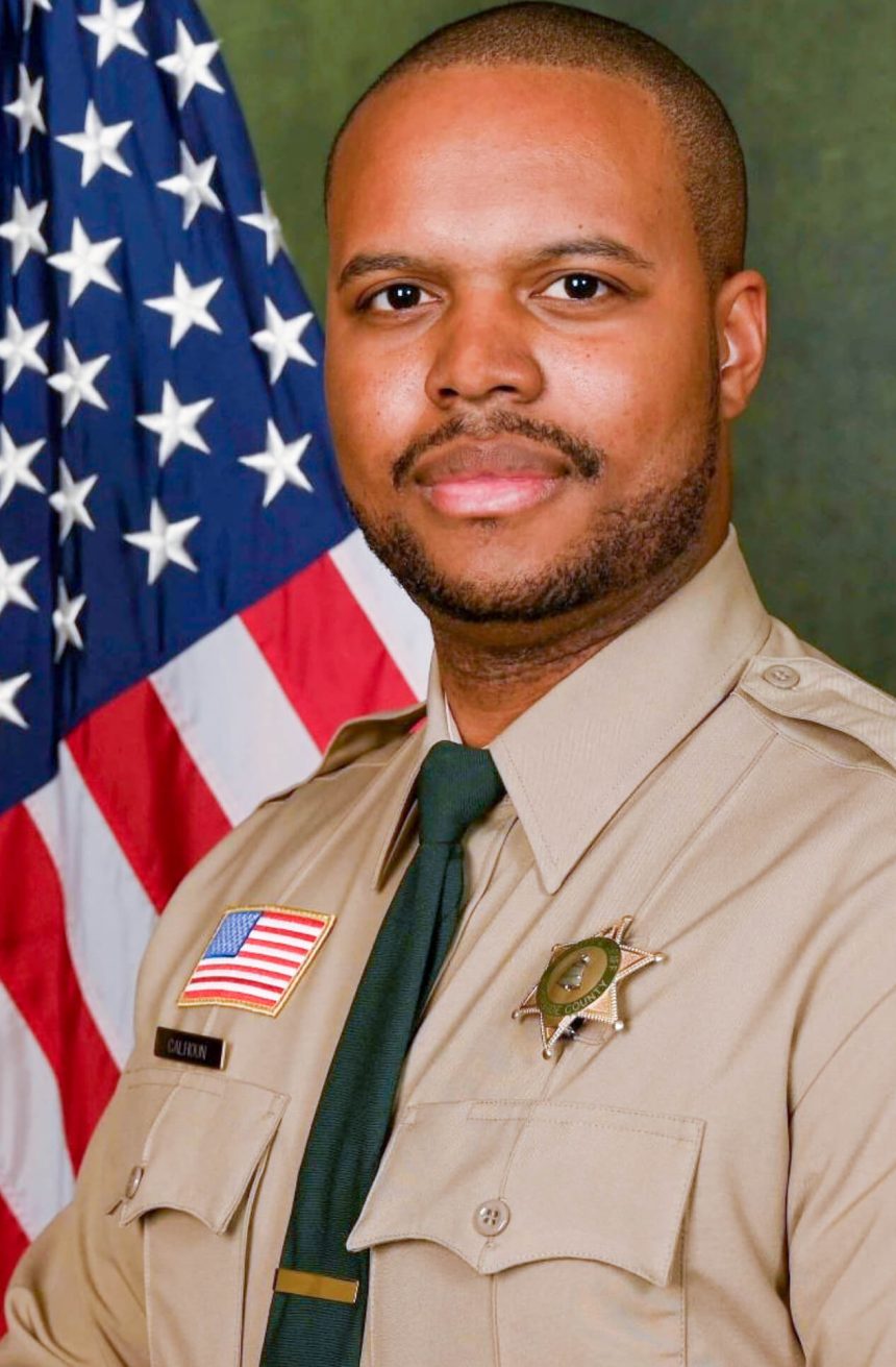 Dep. Darnell Calhoun was ambushed while answering a dometic violence call in Lake Elsinore in January 2023 in Lake Elsinore.