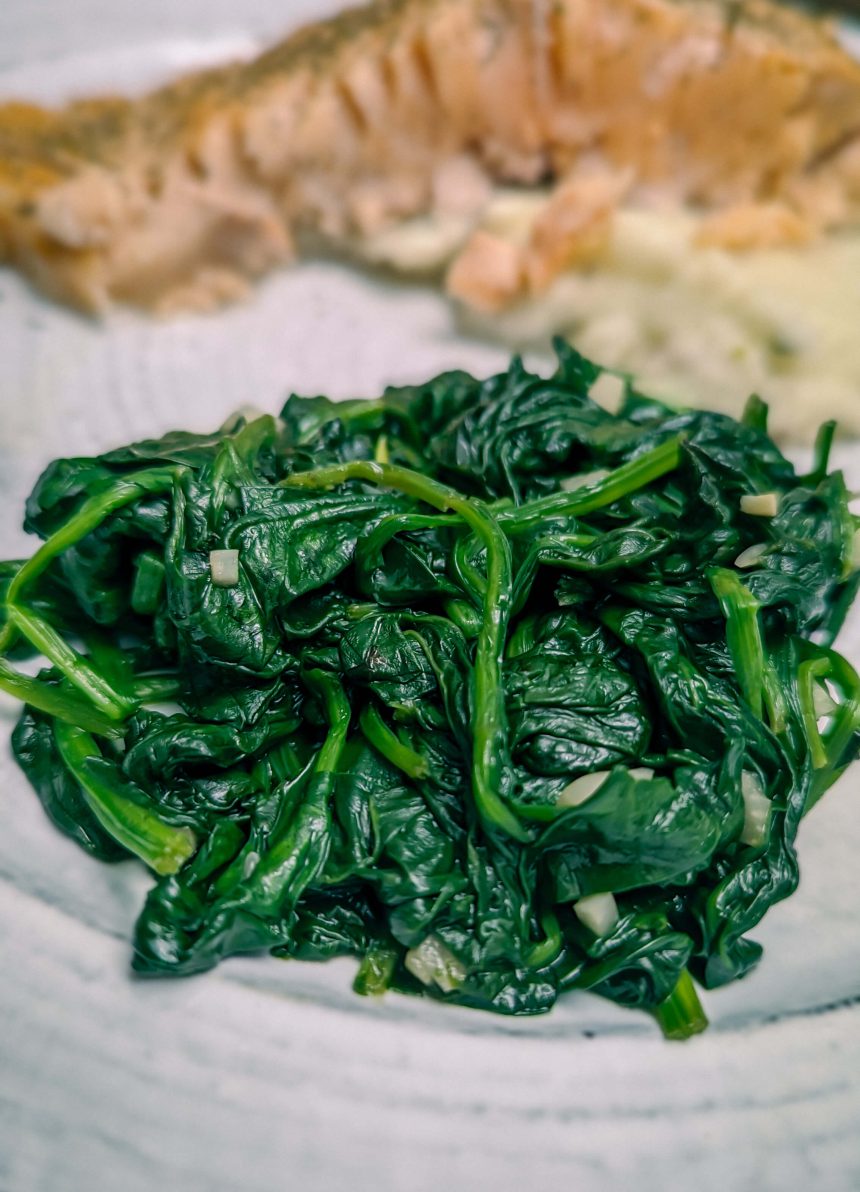 Sautéed Spinach with Garlic