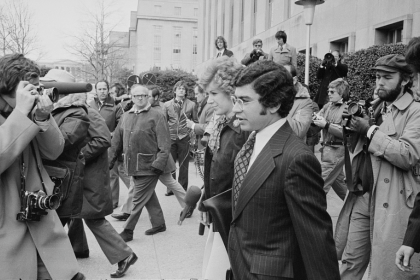 March 1. Caption: Watergate indictments at U.S. district court Credit: U.S. News & World Report magazine photograph collection (Library of Congress)