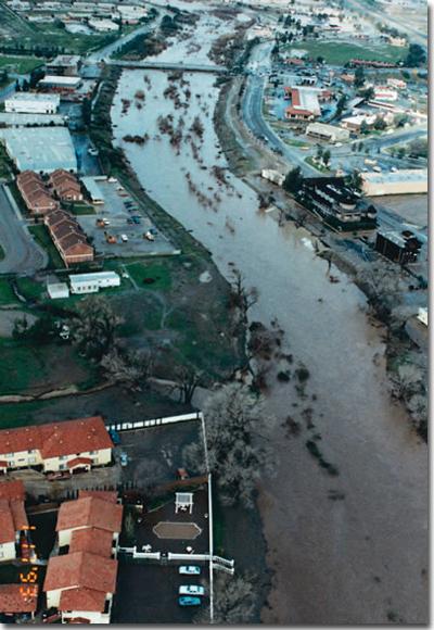 County Watershed. Significant rainfall during the first half of January 1993 that saturated the watershed, followed by a very intense storm on January 16, resulted in devastating flooding along Murrieta Creek. Flood damages in the cities of Murrieta and Temecula approached $10 million, with considerable damage downstream at Camp Pendleton Marine Base in San Diego County.