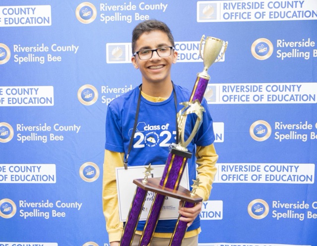Reigning Champ Wins Riverside County Spelling Bee 2024