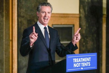 Prop 1 Passes. Gov. Gavin Newsom placed much political capital on Proposition 1 passing. Credit: Caption: Photo by Damian Dovarganes, AP Photo via CalMatters