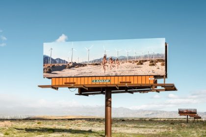 Desert r&d. Desert X 2019 installation view, Cara Romero, Jackrabbit, Cottontail & Spirits of the Desert, photo by Lance Gerber