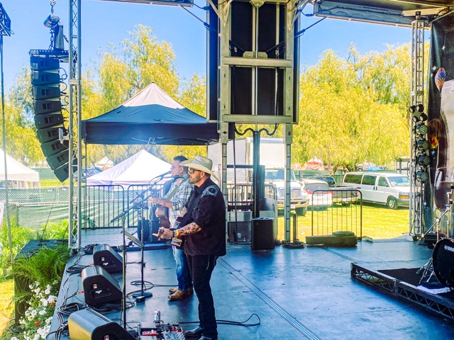 Billy Williams took to the Wine Stage at Noon on Saturday, before opening for Lynard Skynard on the main stage later that night.