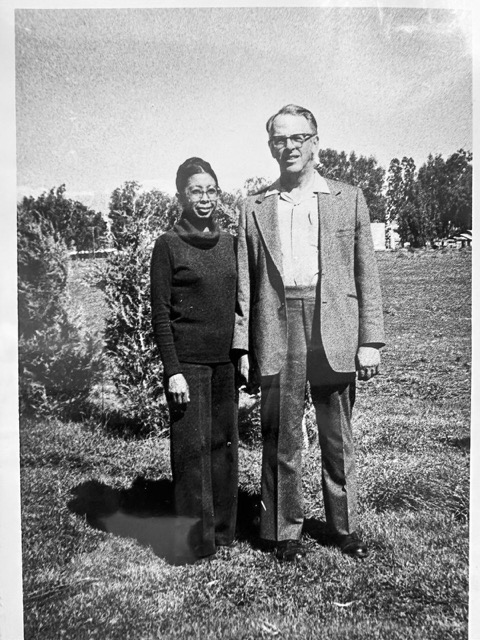 Ida “Mae” Minnich standing with her husband, former Perris City Councilman Ben, in the early 1970’s
Credit: Roland Minnich
