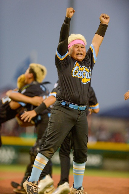 Maui East Central celebrates its victory, sending the team to the Little League World Series in Williamsport, PA., where it opened against the East Regional Champion, Salem, New Hampshire.