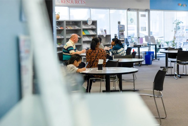 For-Profit Schools. The Sacramento Works job training and resources center in Sacramento on April 23, 2024. The center provides help and resources to job seekers, businesses and employers in Sacramento County. Credit: Photo by Miguel Gutierrez Jr., CalMatters