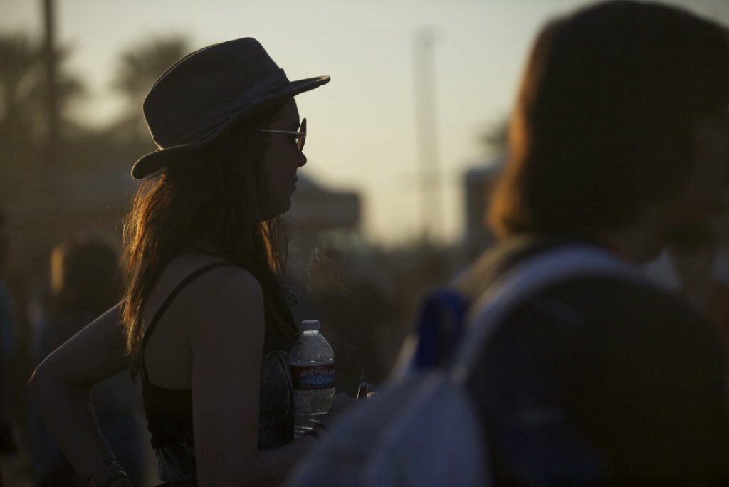 A Festival Goer at Desert Daze Music Fest 2023