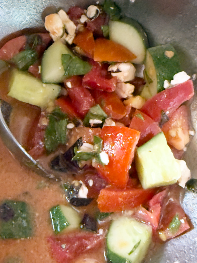 Tomato, Basil, and Feta Salad