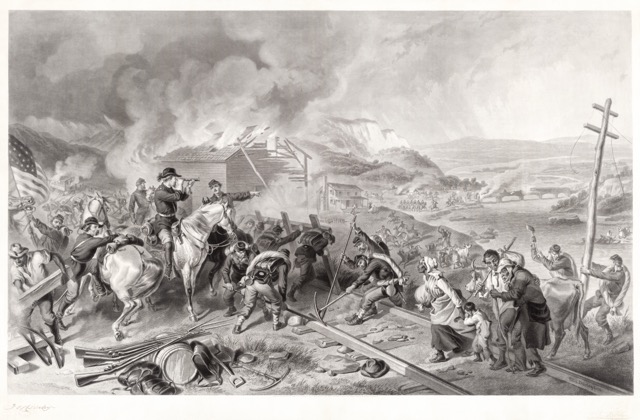 November 15. Caption: General William Tecumseh Sherman’s March to the Sea destroyed vital Confederacy infrastructure leading to the capture of Savannah, Georgia and the eventual Confederacy surrender to the Union during the U.S. Civil War. Credit: F.O.C. Darley and Alexander Hay Ritchie