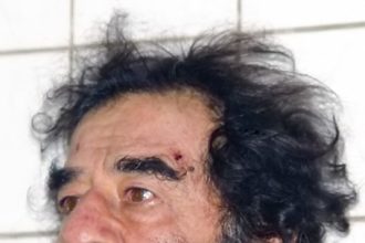 December 13. Saddam Hussein shortly after being captured in 2003