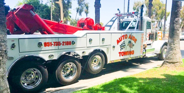 Perris based Auto Aide Towing is one of seven tow truck companies awarded a contract with the Riverside County Department of Purchasing & Fleet Services