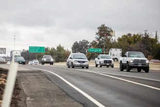 Lemon Law.lemon law. Traffic traveling down Highway 99 near Parkway Drive in Fresno on Feb. 25, 2023.  Credit: Photo by Larry Valenzuela, CalMatters/CatchLight Local