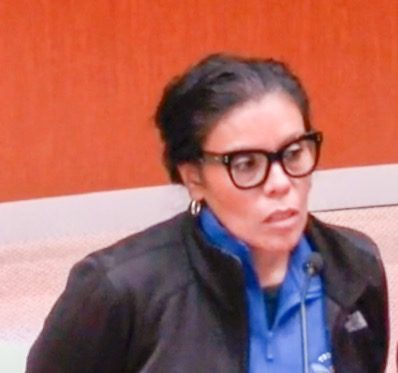 Undocumented Immigrants. TODEC Executive Director Luz Gallegos addressing the Riverside County Board of Supervisors on Tuesday.