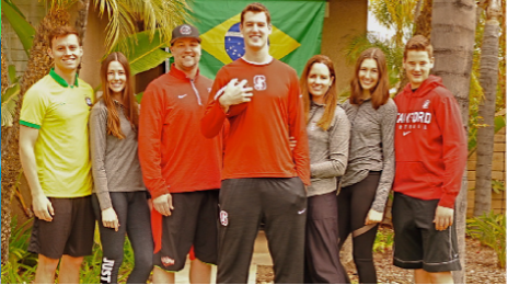 Tanner McKee. Before matriculating to Stanford following a four-star career at Centennial, Tanner McKee spent two years on a mission as a member of the Church of Latter-Day-Saints. Here he poses with his family for the Sentinel in 2020.