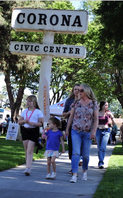 Hundreds attended the Corona Arts and Music Festival Saturday at the historic Corona Civic Center.
Credit: Photo by Jerry Soifer
