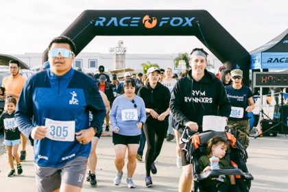 runners taking off at the start line for the 2024 Annual Family 5K timed by Race Fox Credit: Boys and Girls Club of Inland Valley