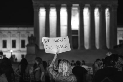 May 2. Fighting for abortion rights at the Supreme Court on the day the draft opinion for Dobbs v. Jackson Women's Health Organization was leaked. Credit: Miki Jourdan via Flickr