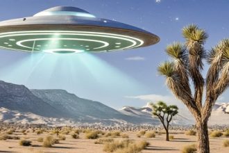 UFO. AI generated art prompted by Connor Forbes
