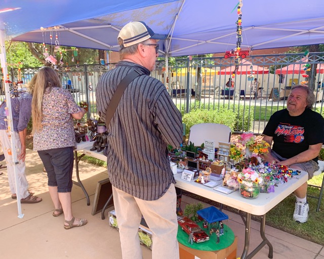 Local artists participated in the 60th Annual Clarence Muse Art Festival