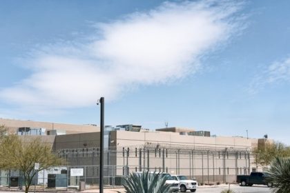 The Adelanto Detention Center in Adelanto, northeast of Los Angeles, on April 20, 2019.  Credit: Photo by Richard Vogel, AP Photo